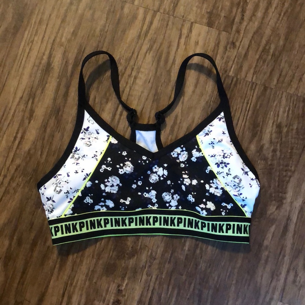 Floral Pink Ultimate Sports Bra
